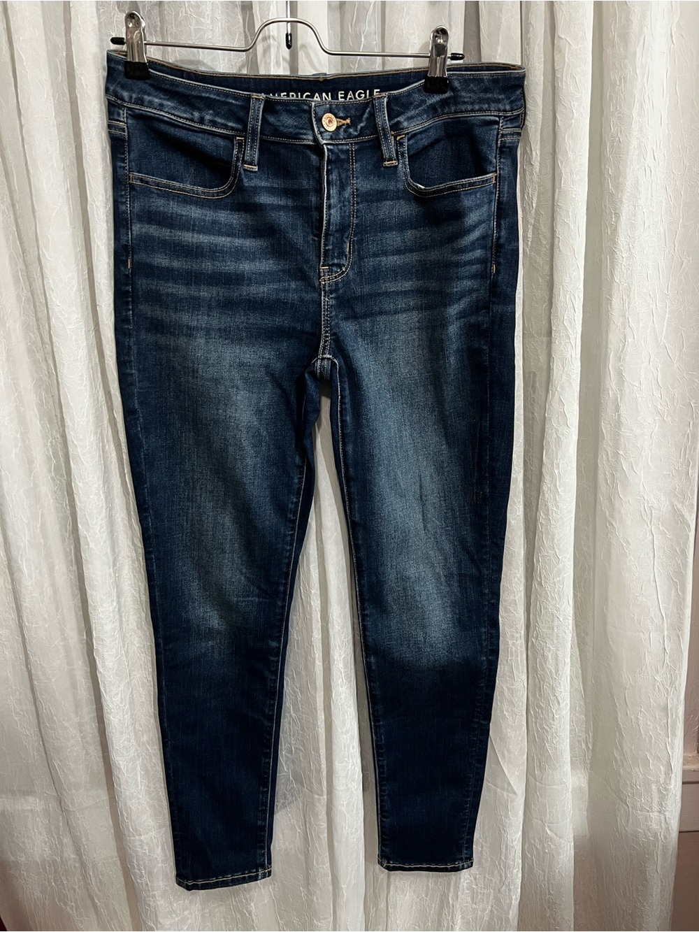American Eagle Outfitters Dark Indigo Skinny Jeans - Women